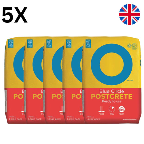 Blue circle postcrete - x,
