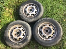 VW 4 stud 13inch wheels with tyres