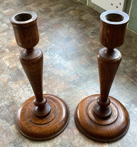 Antique art deco pair - art, wooden