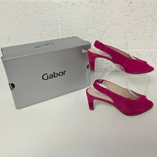 Gabor Suede Slingback Heels