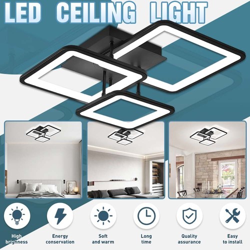 Black frame led - black,