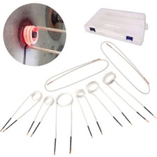 8PCS Solary Induction Heater Coil Kits Flameless Magnetic Heater Accessory UK