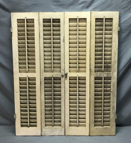Antique pair wood 16x39 - wood,