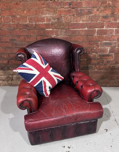 Vintage red leather - red,