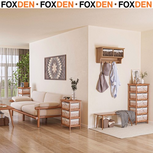 Chest drawers wicker - chest,