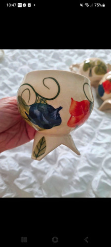 Ceramic footed pedestal mug - footed,