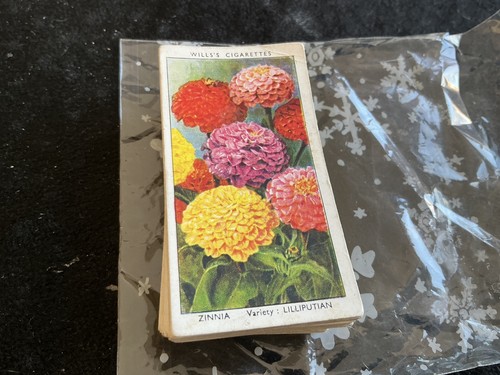 Cigarette cards garden - cards,,