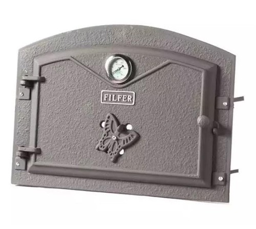 Cast iron pizza oven door - , /