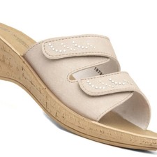 Softlites womens sandals - softlites, beige
