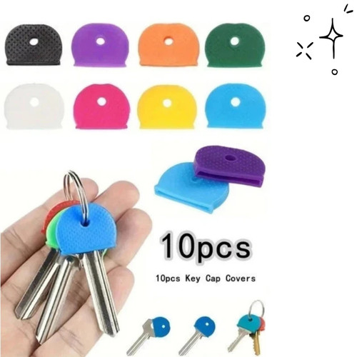 10pcs key cap covers rubber - 10pcs,