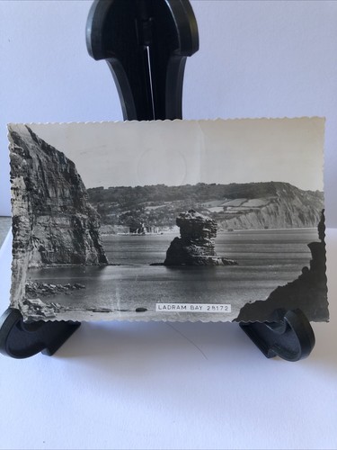 Ladram bay postcard - bay,
