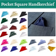 Solid Plain Pocket Square