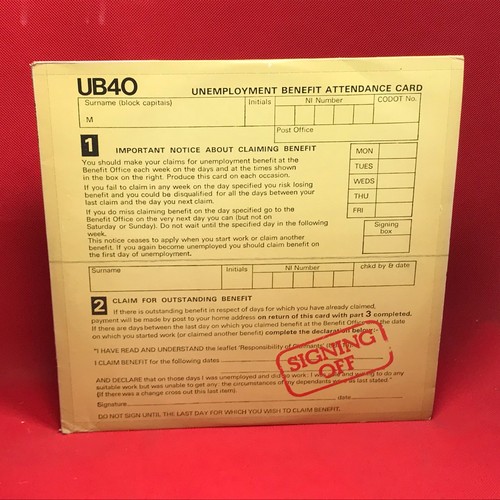 Ub40 signing off 1980 vinyl - uk,