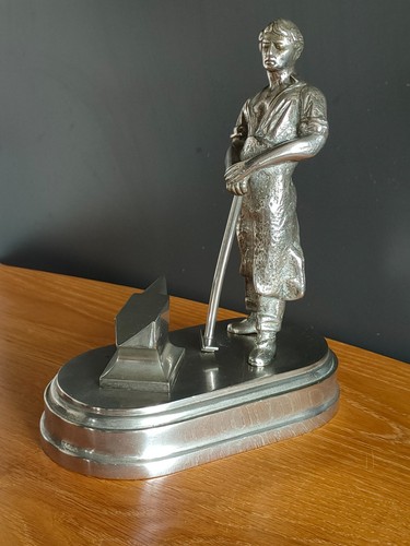 Blacksmith anvil figurine on - blacksmith,