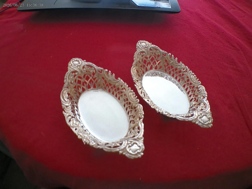 Antique pair solid silver - antique, of