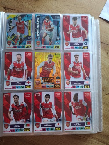 Arsenal football cards 2023 - cards, x3