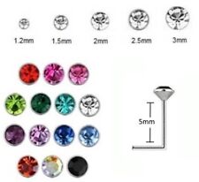L Shape - Nose Stud 925 Silver
