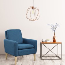 Linen Modern Armchair Accent