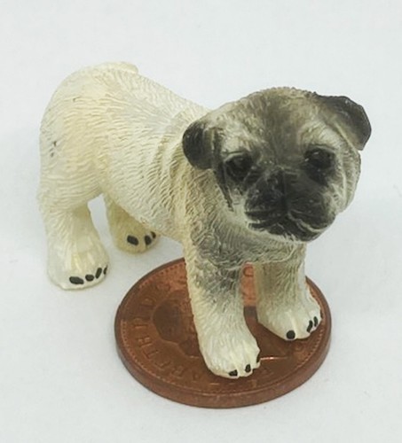 Dolls house pug dog - house, miniature