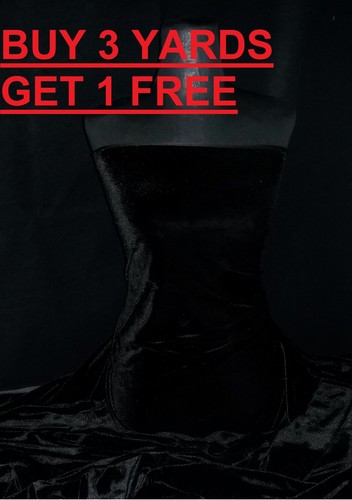Black velvet velour way - black,