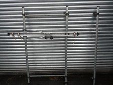 VAUXHALL VIVARO / RENAULT TRAFIC 3 x ROOF BARS WITH BIKE CARRIER RHINO 