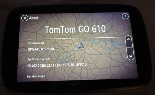 Tomtom 610 gps satnav - tomtom,