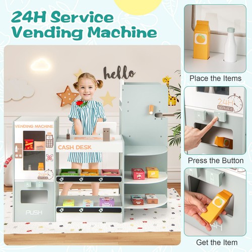 Wooden pretend play kitchen - pretend,