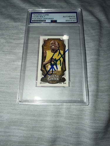 Usain bolt signed 2024 allen - usain, &