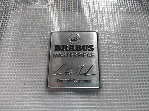 Emblem plate silver aluminum - emblem,