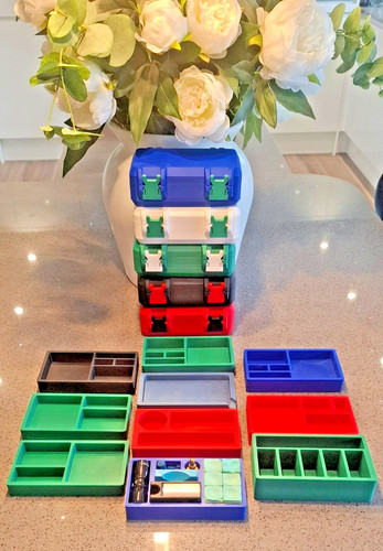 Printed modular storage box - 3d,