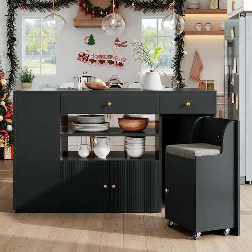 Kitchen island with - kitchen,