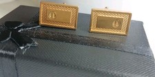 Dunhill Cufflinks Gold Tone