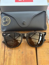 Ray-Ban Wayfarer Sunglasses RB2140 Black/Brown 54/18 New