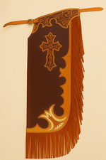 Leather Bull Riding Chaps –