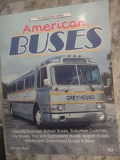 1998 AMERICAN BUSES Crestline Series Book City School Tour Military Buses Etc.