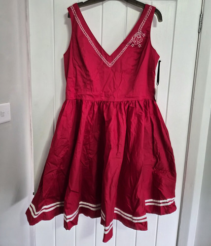 Hell bunny fit flare - fit, v-neck