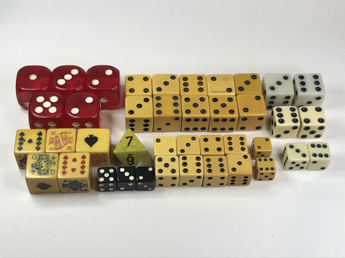 Vintage dice lot game - vintage,