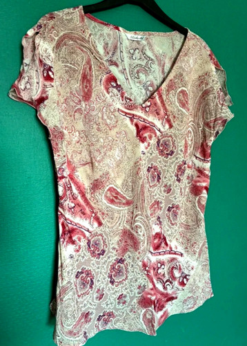 Ladies pink tunic - ladies, short