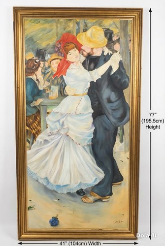 Oil painting dance at - oil,