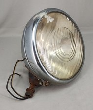 1930s LUCAS L165 9.3/4" CHROME HEADLAMP - VINTAGE CAR HEADLIGHT