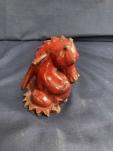 Studio pottery welsh red - pottery,