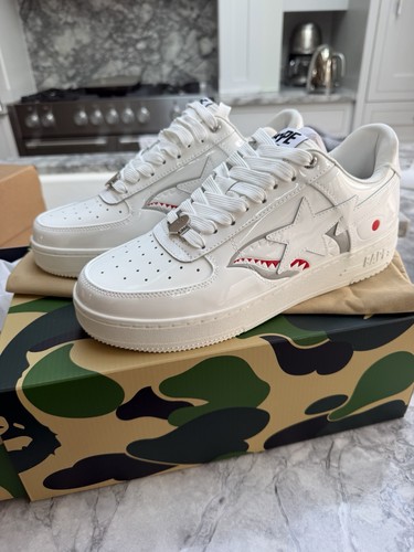 Bathing ape bapesta white - bapesta,