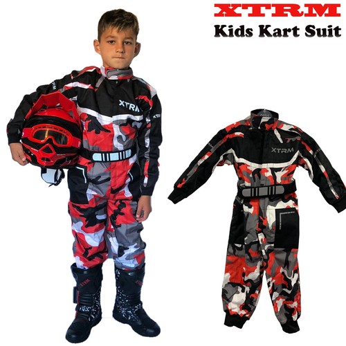 Motocross kids kart - kids, suit