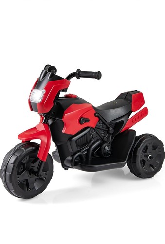 Red kids electric - red, motorbike