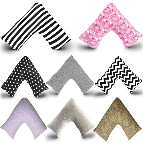 Shaped pillow case - v, cover