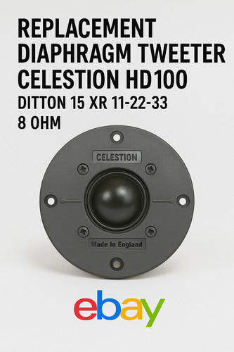 Replacement diaphragm tweeter - replacement,