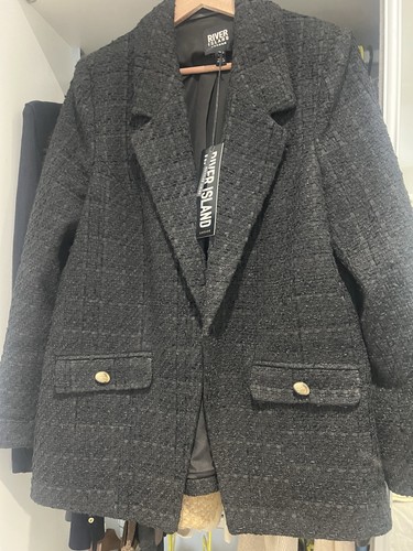 Women boucle jacket size 14 - women's,