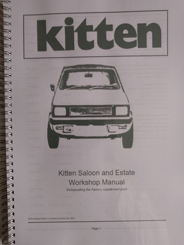Reliant kitten 850 - reliant,