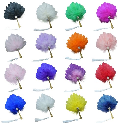 Lightweight large feather fan - large,