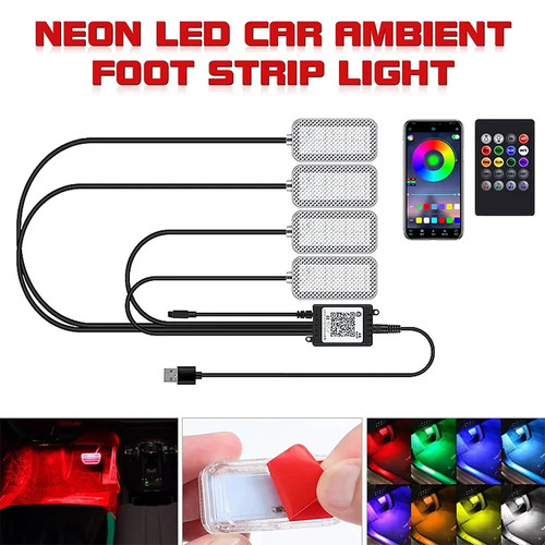 Car interior footwell - footwell, led